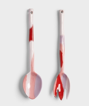 &Klevering Wasco Salatbestikk Pink L26,5