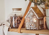 Ib Laursen XMAS Lyshus Stillenatt Pepperkakehus H15,5 (171-27631-14)