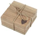 Ib Laursen Coaster Brikke 4stk Akasietre (171-17059-00)