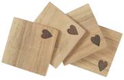 Ib Laursen Coaster Brikke 4stk Akasietre (171-17059-00)