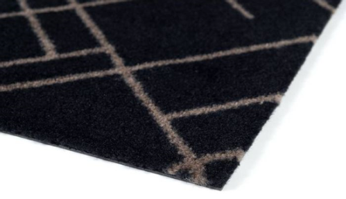 Tica Copenhagen Dørmatte Lines Svart 40x60 (424-101115)