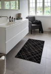 Tica Copenhagen Gulvmatte Lines Svart 67x120 (424-101141)