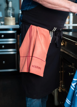 Eyvind Hellstrøm Kjøkkenhåndkle Rød Logo+Stripe 2pk (758-40295534887001)