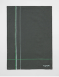 Eyvind Hellstrøm Kjøkkenhånkle Grønn Logo+Stripe 2pk (758-40599975559257)