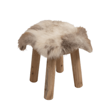 Espegard Sittelapp lammeskinn 45x45 Tibetansk