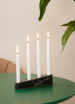 Spring Copenhagen Ilta Adventstake Svart-marmor 25cm (752-7046)