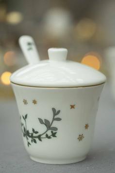 Jette Frölich Winter Stars Sukkerskål H10,5