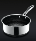 HexClad Gryte med lokk 2.8L, Non-stick (573-3QTSET)