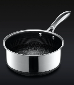 HexClad Gryte med lokk 2.8L, Non-stick (573-3QTSET)