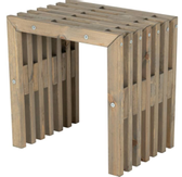 EcoFurn D-Bench/ Sidebord 45 Furu-Grå (539-93772)