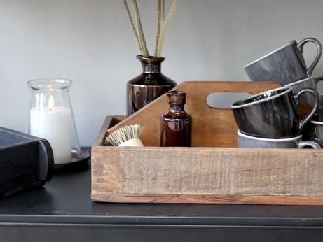 Chic Antique Trekasse med håndtak L43 (529-41571-00)