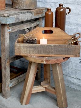 Chic Antique Trekasse med håndtak L43 (529-41571-00)