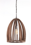 Light & Living Haranka Hengelampe Wood Chocolate-Brown_Ø38 (745-2932764)