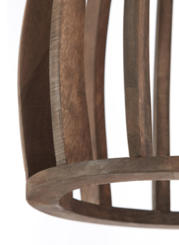 Light & Living Haranka Hengelampe Wood Chocolate-Brown_Ø38 (745-2932764)