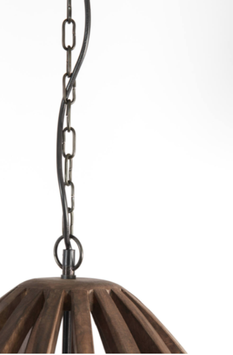 Light & Living Haranka Hengelampe Wood Chocolate-Brown Ø47 (745-2932864)