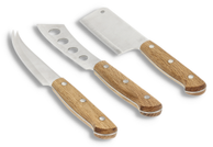 Morsø Foresta Ostekniver Eik-Stål 3stk (379-30077)