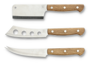 Morsø Foresta Ostekniver Eik-Stål 3stk (379-30077)