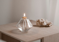 Aki  Oljelampe Clear Transperent 250ml (761-T6TR)