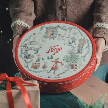 Norgesglasset Kakeboks med romdeler (560-1216339)