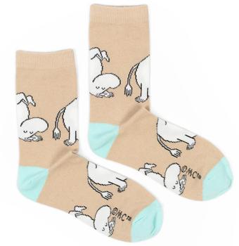 Mummi Sokker Mummitrollet Dame Brun_str.36-42 (708-MOOMIN29C)