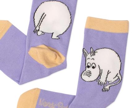 Mummi Sokker Mummitrollet Dame Lilla_str.36-42 (708-MOOMIN29M)