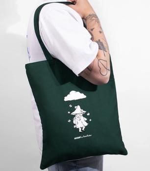 Mummi Handlenett Snusmumrikken Grønn 38x42 (708-SNUFKIN2B)