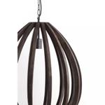 Light & Living Barsia Hengelampe Wood Dark-Brown Ø50 (745-2975390)