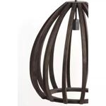 Light & Living Barsia Hengelampe Wood Dark-Brown Ø50 (745-2975390)