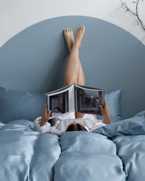 Turiform Bambus Sengesett Lys-Blå (479-117936,117938,117941)