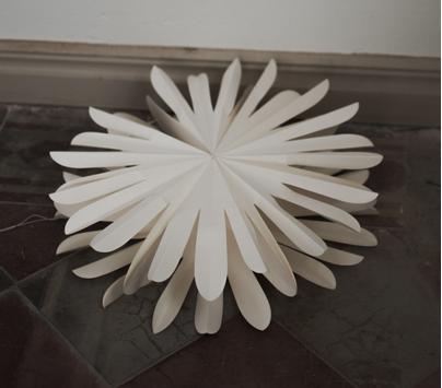 dbkd Julestjerne Paper Flake Hvit 40cm (402-MO77000111XL)