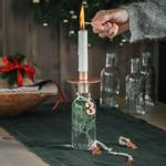 Norgesglasset Lysholder til Norgesflaske Rosegull (1stk) (560-1215204)