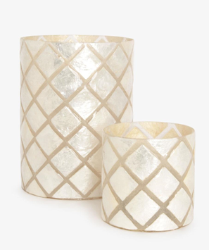 Halvor Bakke Capiz Telysholder Ruter H11 (415-H70549)