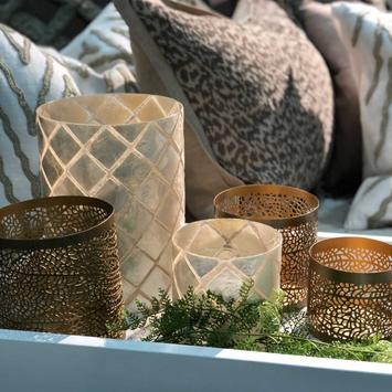 Halvor Bakke Capiz Telysholder Ruter H11 (415-H70549)