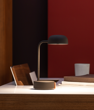 Kooduu Fokus Lampe Antracite Oppladbar H26