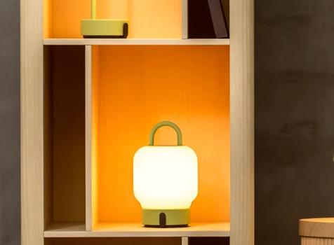 Kooduu Loome Lampe Mosegrønn Oppladbar H21 (711-KO14-0019LI039-00)
