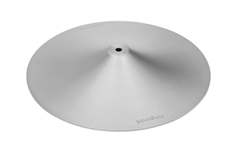 Kooduu Base til Sphere Høyttaler,  Børstet Sølv (711-KO10-0222AC005-00)