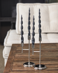 Riviera Maison Kronelys Spiral Grå 4pk (443-524210)
