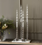 Riviera Maison Kronelys Spiral Sølv 4pk (443-549940)