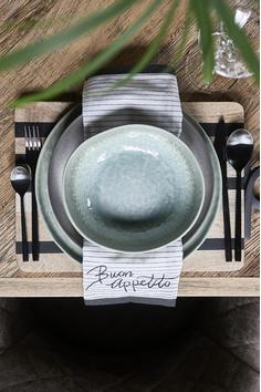 Riviera Maison Aix-en-Provence Pastatallerken Grå Ø24cm (443-476820)