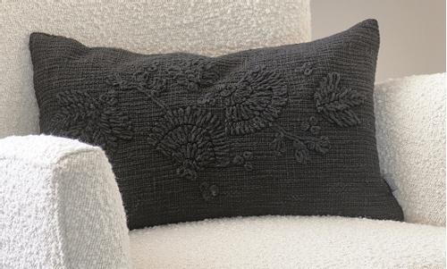 Riviera Maison Putetrekk Folk Knit Sort_30x50cm (443-488830)