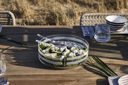 Riviera Maison Salatbolle med skje, plast, 29x10cm (443-505390)