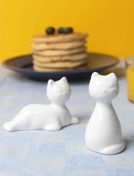 Pluto Design Salt- og Pepper Bøsse Katt