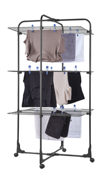 Leifheit Tower 270 Tørkestativ Svart  68x68xH126cm (379-33149)