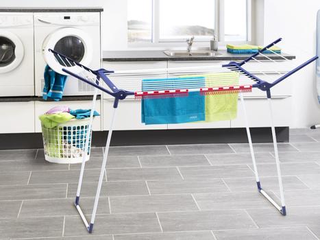 Leifheit Tørkestativ Pegasus-150BB Hvit-Blå 157x55xH105cm (379-33152)