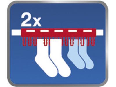 Leifheit Tørkestativ Pegasus-200 Comfort Hvit-Blå 167x66xH107 (379-33156)