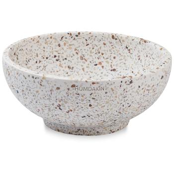 Humdakin Terrazzo Genova Skål Hvit Ø18 (648-488)