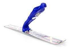 Winter Games Klassisk Retro Skihopper Blå