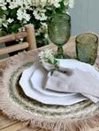 Chic Antique Dekkebrikke Flettet Frynser Ø38 (529-61081600)