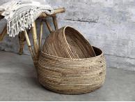 Chic Antique Kurv Vannhyasint Mørk-Natur 2stk Ø34 (529-15020524)