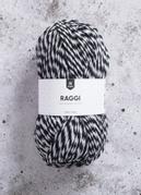 Järbo GARN Raggi Black-White 1568, 100g